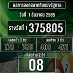 เช็คหวย 1/12/65